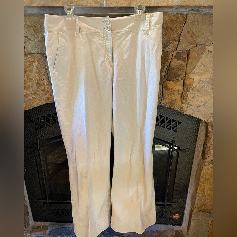 Loft Julie light brown size 14 chino